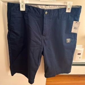 Navy shorts. NWT. Volcom